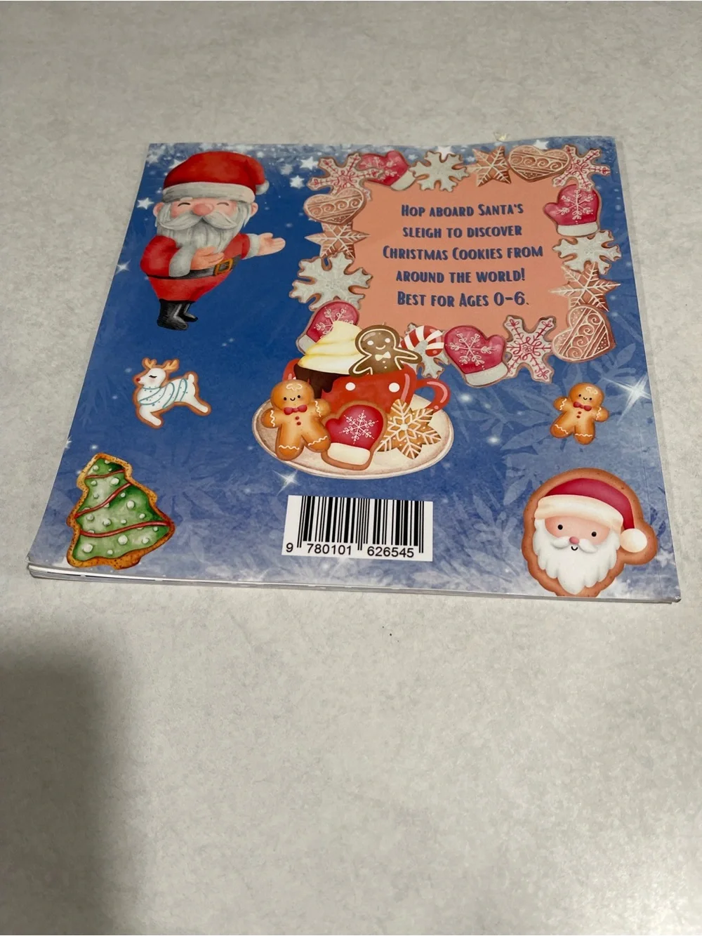 Christmas Cookies for Santa Holiday Party Sign - Blue